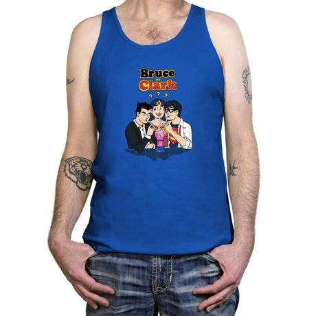 Bruce or Clark Exclusive - Tanktop Tanktop RIPT Apparel X-Small / True Royal