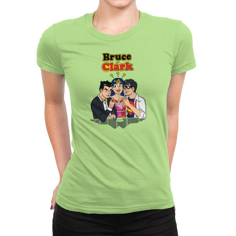 Bruce or Clark Exclusive - Womens Premium T-Shirts RIPT Apparel Small / Mint