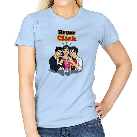 Bruce or Clark Exclusive - Womens T-Shirts RIPT Apparel Small / Light Blue