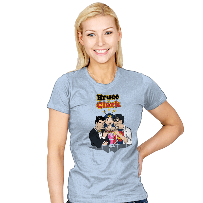Bruce or Clark - Womens T-Shirts RIPT Apparel