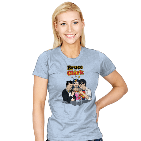 Bruce or Clark - Womens T-Shirts RIPT Apparel