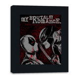 Brutal Romance - Canvas Wraps Canvas Wraps RIPT Apparel 16x20 / Black