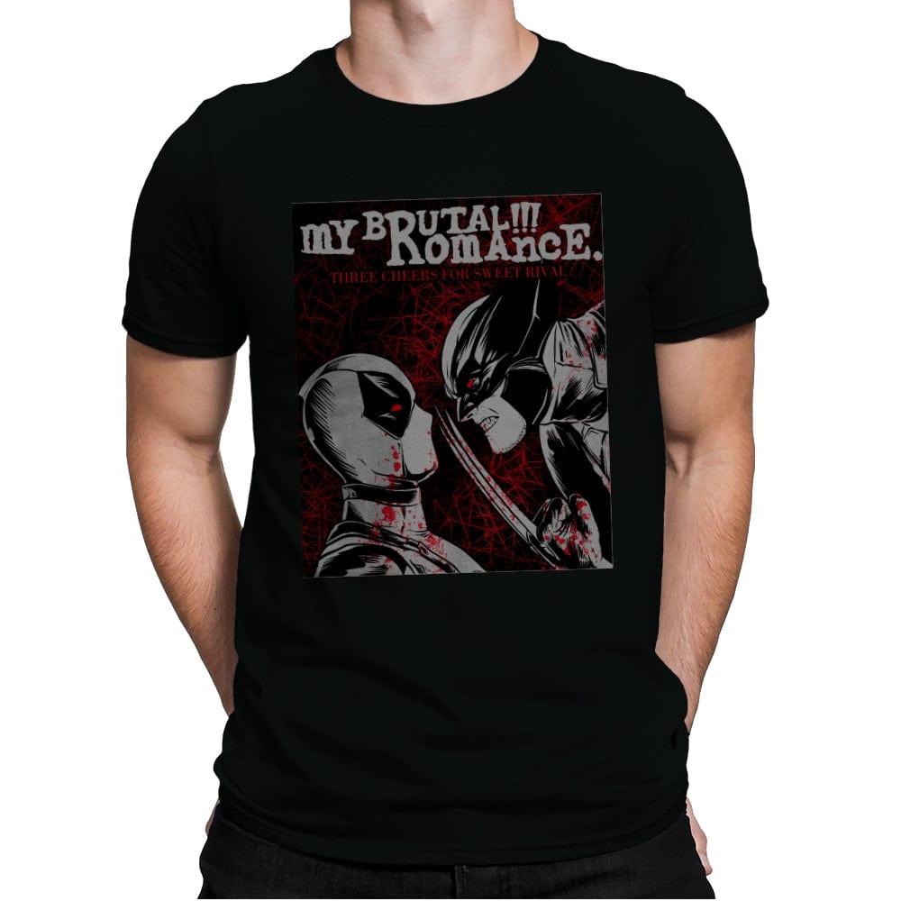 Brutal Romance - Mens Premium T-Shirts RIPT Apparel Small / Black