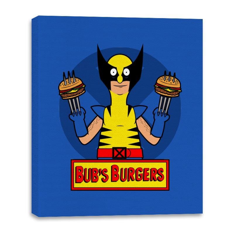 Bub's Burgers - Canvas Wraps Canvas Wraps RIPT Apparel 16x20 / Royal