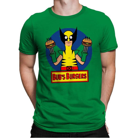 Bub's Burgers - Mens Premium T-Shirts RIPT Apparel Small / Kelly Green