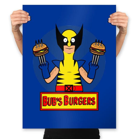 Bub's Burgers - Prints Posters RIPT Apparel 18x24 / Royal