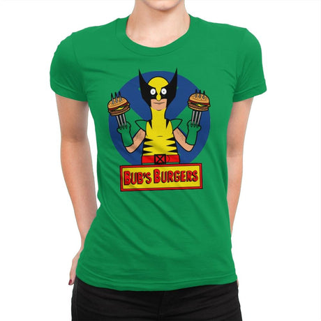 Bub's Burgers - Womens Premium T-Shirts RIPT Apparel Small / Kelly Green