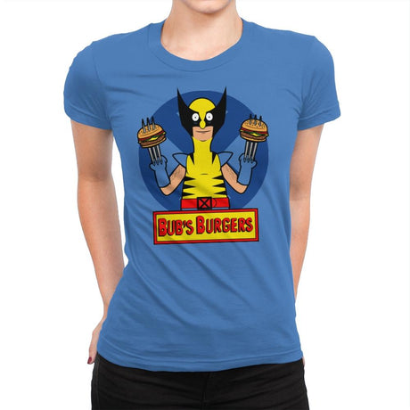 Bub's Burgers - Womens Premium T-Shirts RIPT Apparel Small / Tahiti Blue