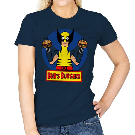 Bub's Burgers - Womens T-Shirts RIPT Apparel Small / Navy