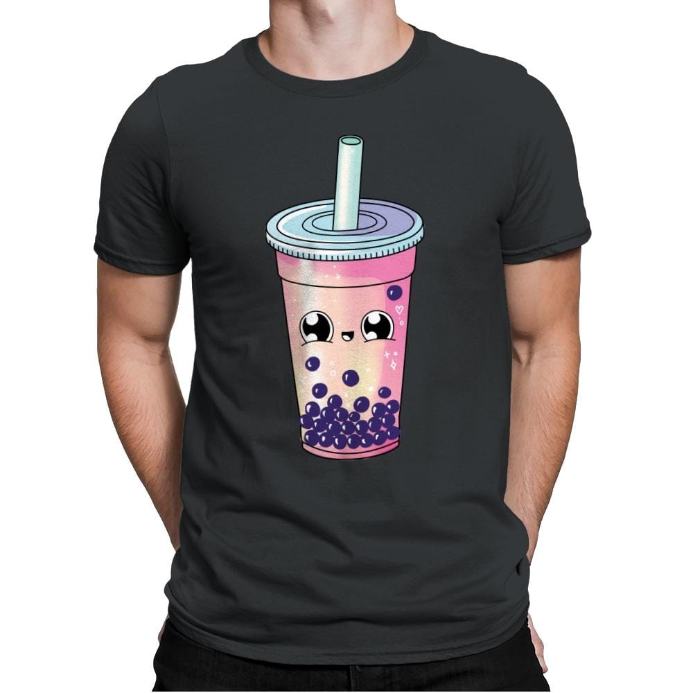 Bubble Tea - Mens Premium T-Shirts RIPT Apparel Small / Heavy Metal