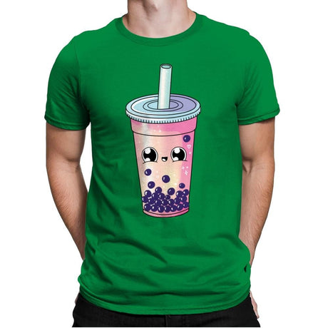 Bubble Tea - Mens Premium T-Shirts RIPT Apparel Small / Kelly
