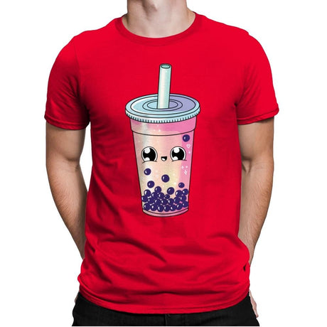 Bubble Tea - Mens Premium T-Shirts RIPT Apparel Small / Red