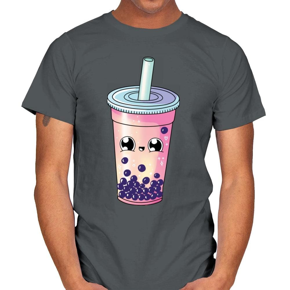 Bubble Tea - Mens T-Shirts RIPT Apparel Small / Charcoal