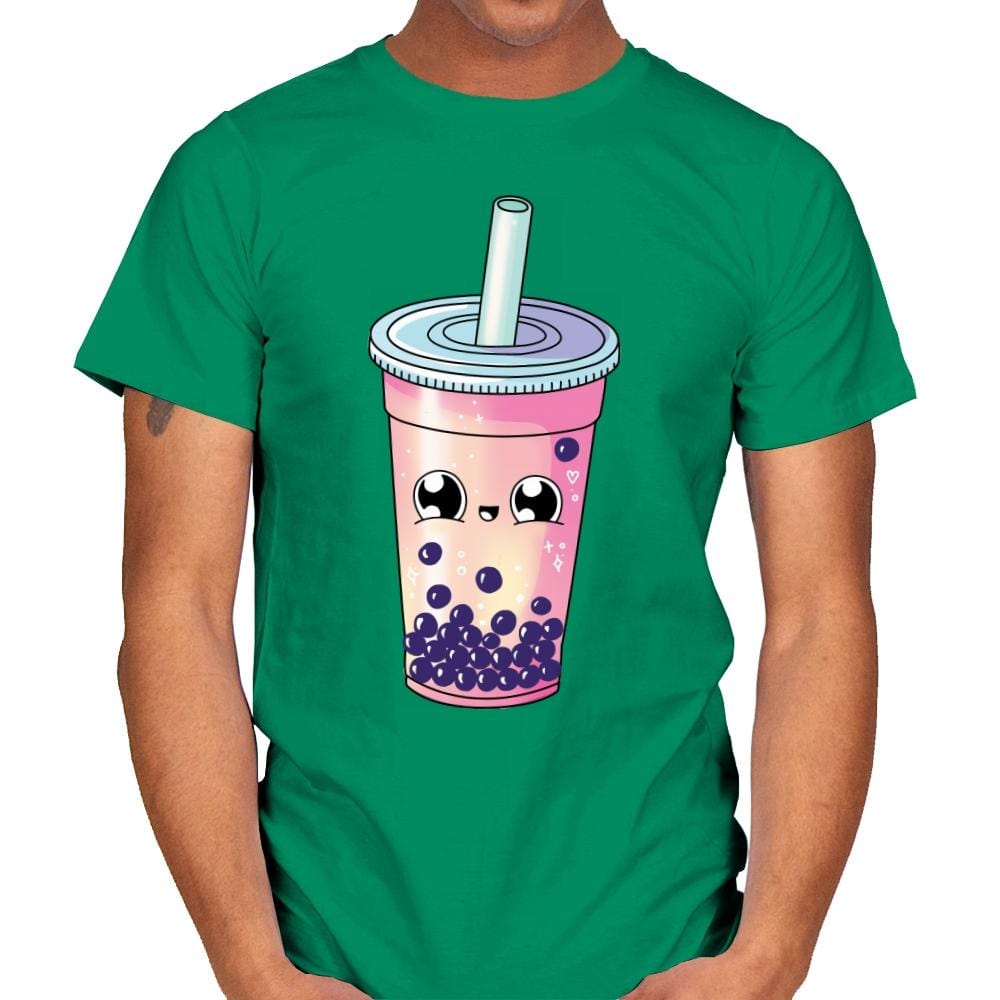 Bubble Tea - Mens T-Shirts RIPT Apparel Small / Kelly