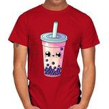 Bubble Tea - Mens T-Shirts RIPT Apparel Small / Red