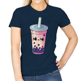 Bubble Tea - Womens T-Shirts RIPT Apparel Small / Navy