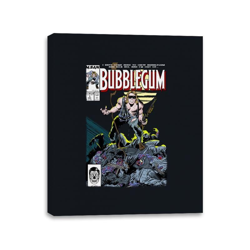 Bubblegum - Canvas Wraps Canvas Wraps RIPT Apparel 11x14 / Black