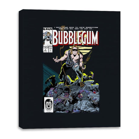 Bubblegum - Canvas Wraps Canvas Wraps RIPT Apparel 16x20 / Black
