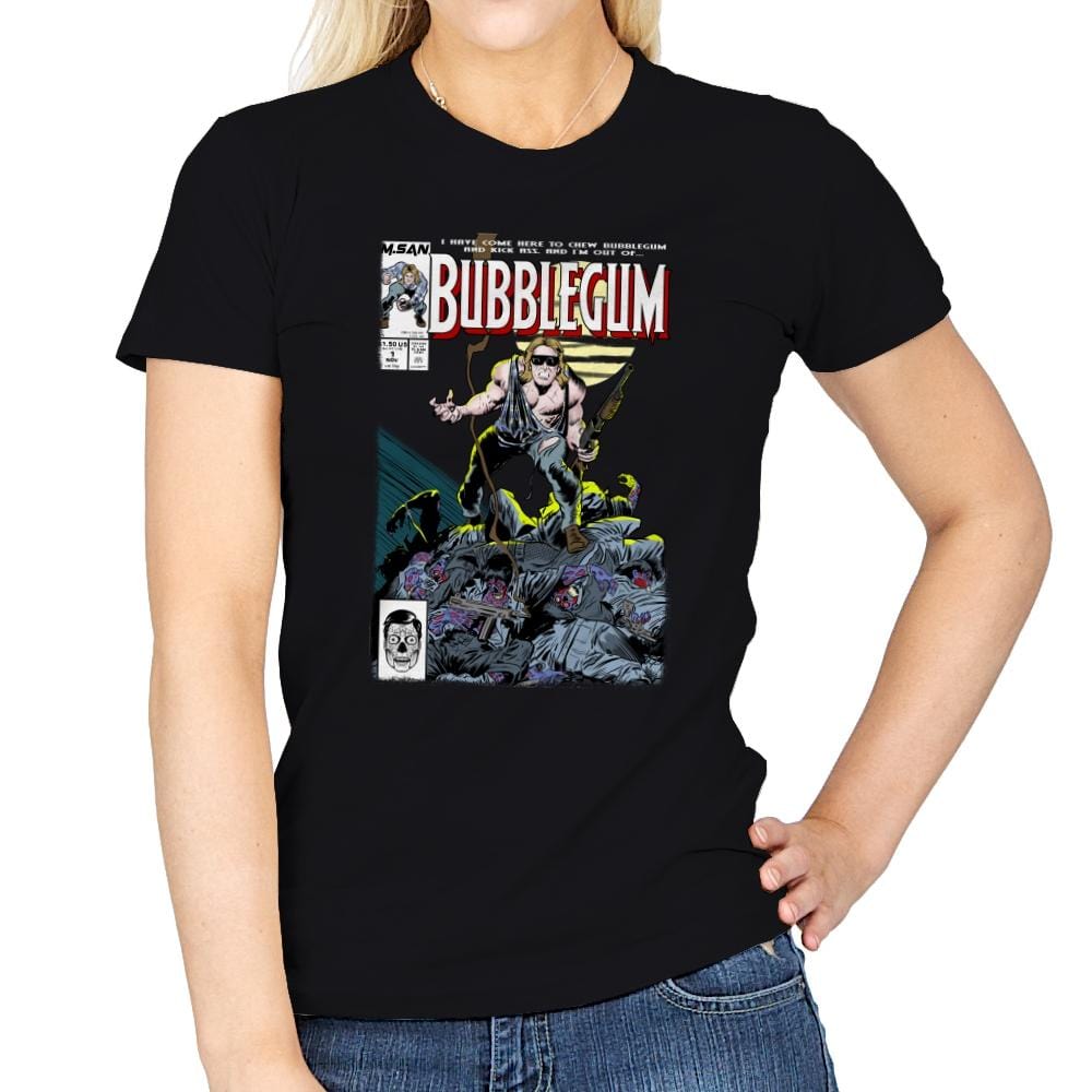 Bubblegum - Womens T-Shirts RIPT Apparel Small / Black