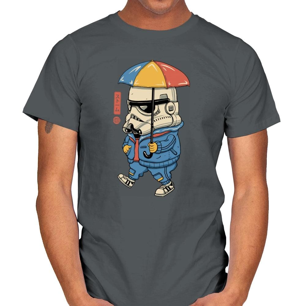 Bucket Head! - Mens T-Shirts RIPT Apparel Small / Charcoal