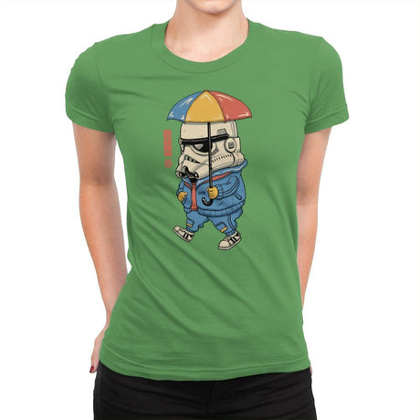 Bucket Head! - Womens Premium T-Shirts RIPT Apparel Small / Kelly