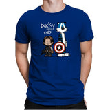Bucky and Cap - Mens Premium T-Shirts RIPT Apparel Small / Royal