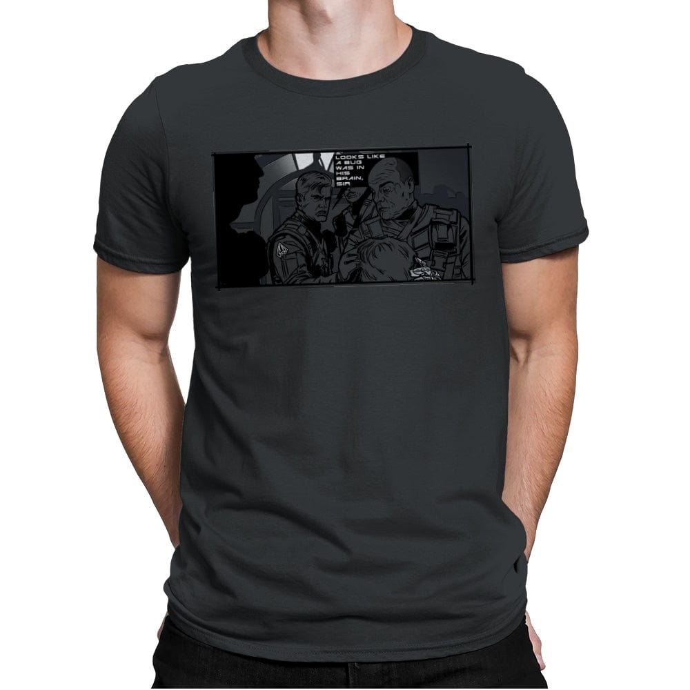 Bug Brain - Mens Premium T-Shirts RIPT Apparel Small / Heavy Metal