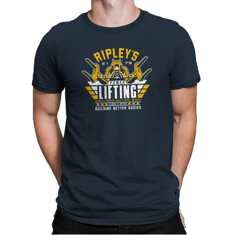 Building Better Bodies - Extraterrestrial Tees - Mens Premium T-Shirts RIPT Apparel Small / Indigo