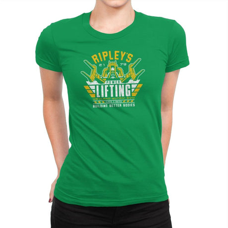 Building Better Bodies - Extraterrestrial Tees - Womens Premium T-Shirts RIPT Apparel Small / Kelly Green
