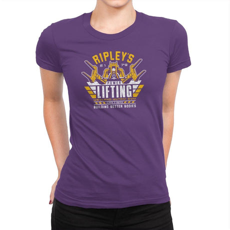 Building Better Bodies - Extraterrestrial Tees - Womens Premium T-Shirts RIPT Apparel Small / Purple Rush