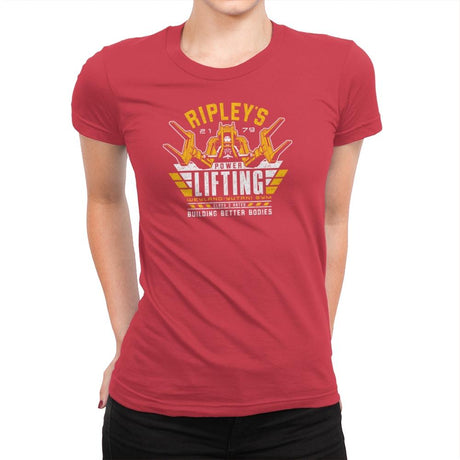 Building Better Bodies - Extraterrestrial Tees - Womens Premium T-Shirts RIPT Apparel Small / Red
