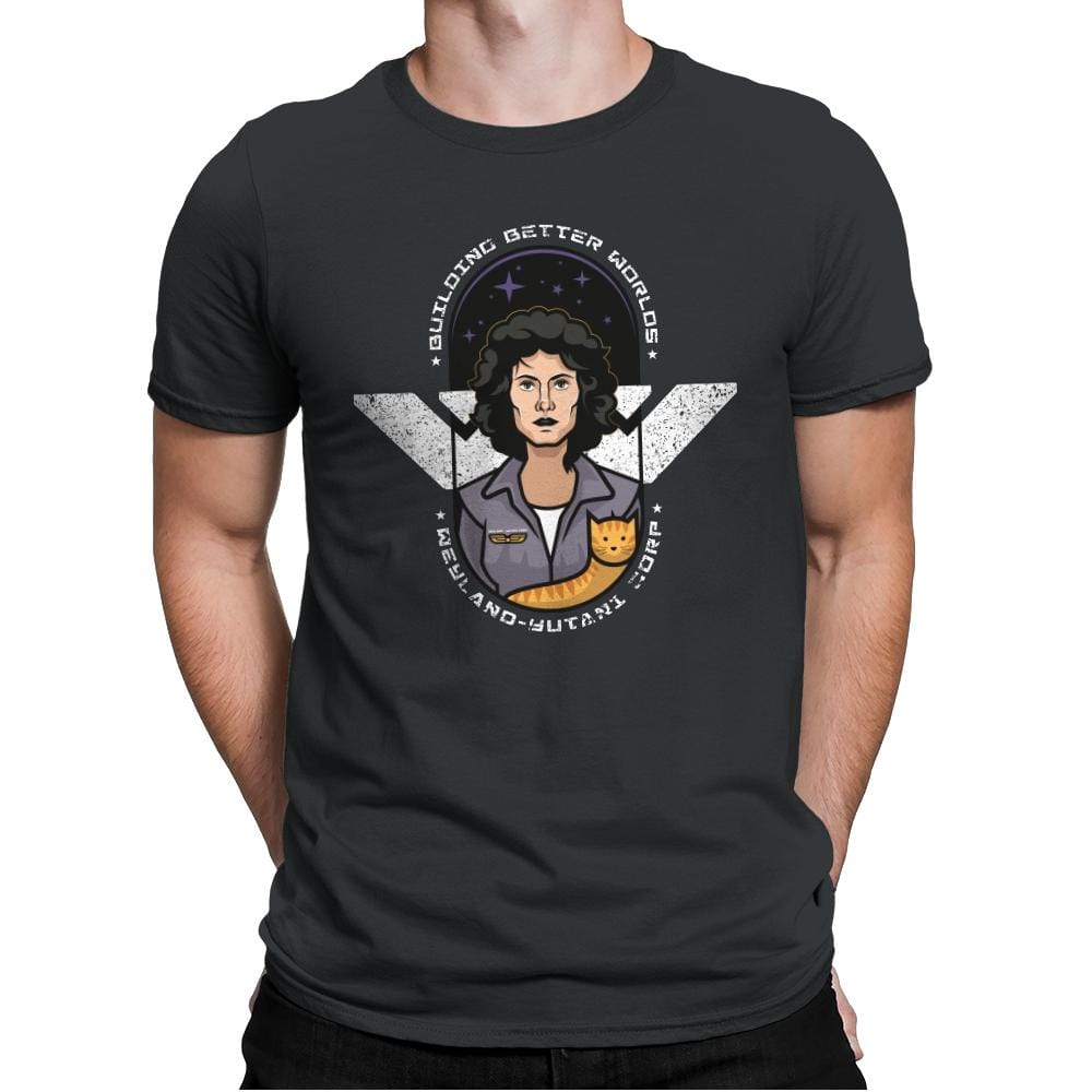 Building better worlds  - Mens Premium T-Shirts RIPT Apparel Small / Heavy Metal