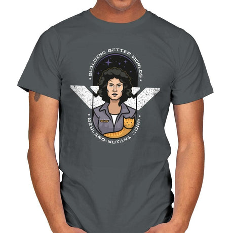 Building better worlds  - Mens T-Shirts RIPT Apparel Small / Charcoal