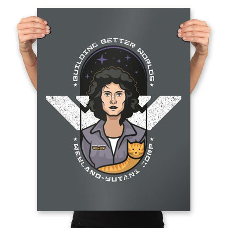 Building better worlds  - Prints Posters RIPT Apparel 18x24 / Charcoal