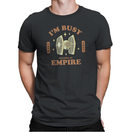 Building my Empire - Mens Premium T-Shirts RIPT Apparel Small / Heavy Metal