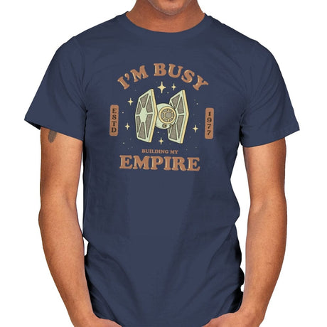 Building my Empire - Mens T-Shirts RIPT Apparel Small / Navy