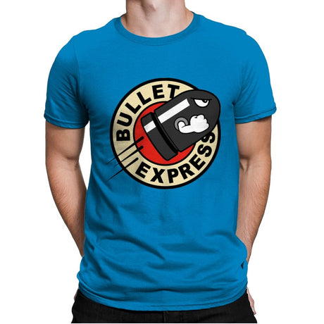 Bullet Express - Mens Premium T-Shirts RIPT Apparel Small / Turqouise