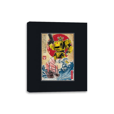 Bumblebee in Japan - Canvas Wraps Canvas Wraps RIPT Apparel 8x10 / Black
