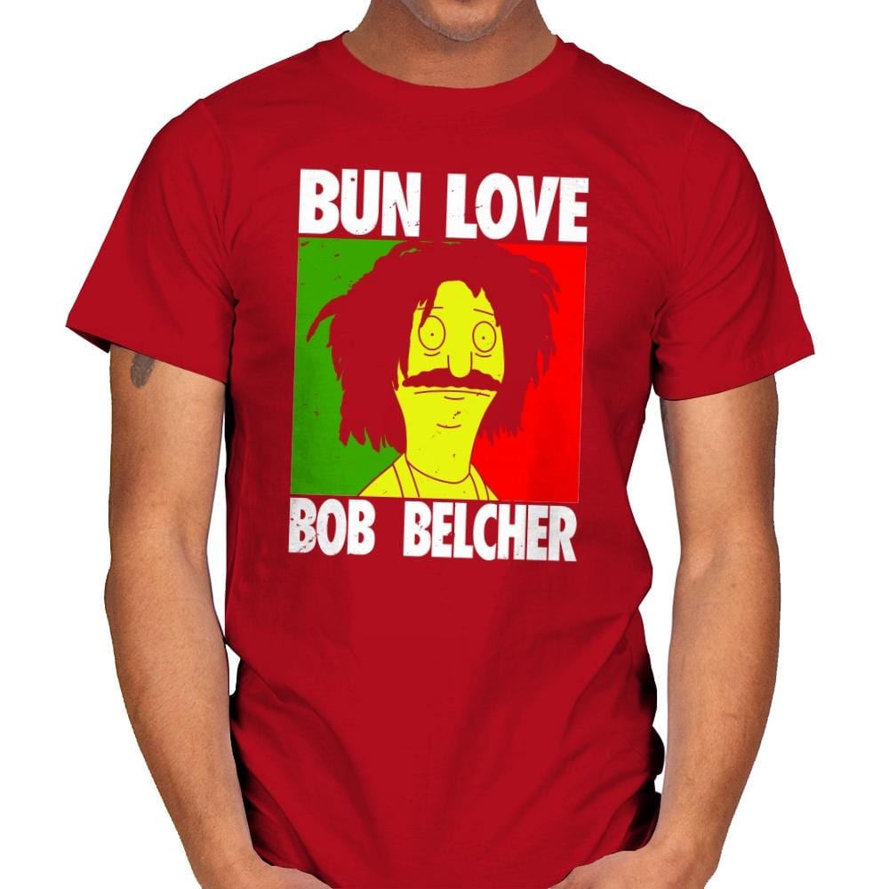 Bun Love - Mens T-Shirts RIPT Apparel Small / Red