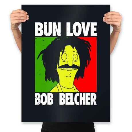 Bun Love - Prints Posters RIPT Apparel 18x24 / Black