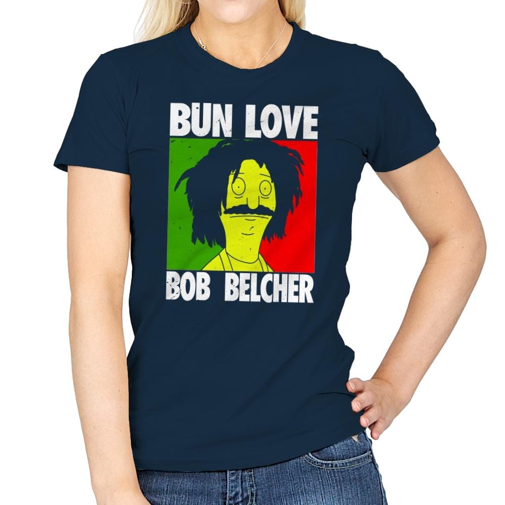 Bun Love - Womens T-Shirts RIPT Apparel Small / Navy