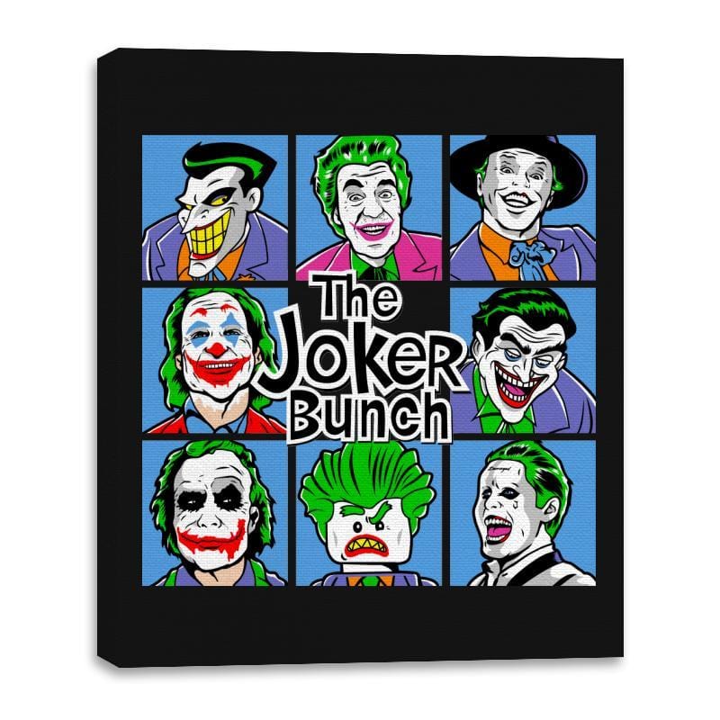 Bunch of Jokers - Canvas Wraps Canvas Wraps RIPT Apparel 16x20 / Black