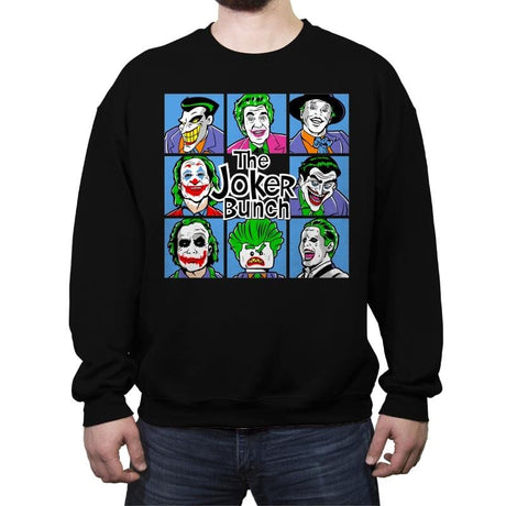 Bunch of Jokers - Crew Neck Sweatshirt Crew Neck Sweatshirt RIPT Apparel Small / Black