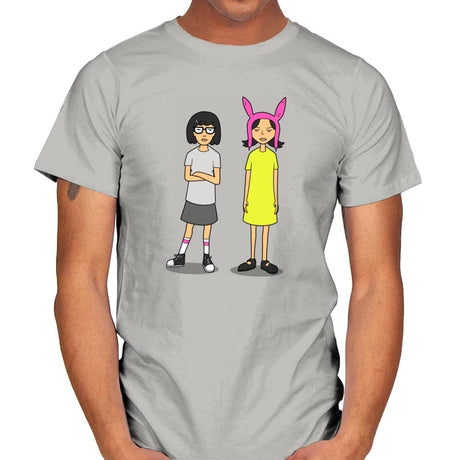 Burger Sisters Exclusive - Mens T-Shirts RIPT Apparel Small / Ice Grey