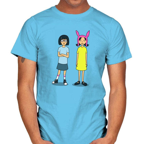 Burger Sisters Exclusive - Mens T-Shirts RIPT Apparel Small / Sky