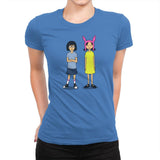 Burger Sisters Exclusive - Womens Premium T-Shirts RIPT Apparel Small / Tahiti Blue