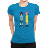 Burger Sisters Exclusive - Womens Premium T-Shirts RIPT Apparel Small / Turquoise