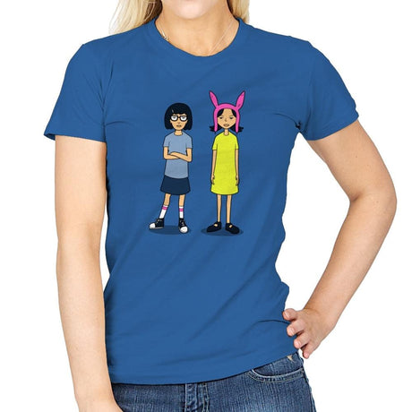 Burger Sisters Exclusive - Womens T-Shirts RIPT Apparel Small / Royal