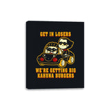 Burgers Fiction - Canvas Wraps Canvas Wraps RIPT Apparel 8x10 / Black
