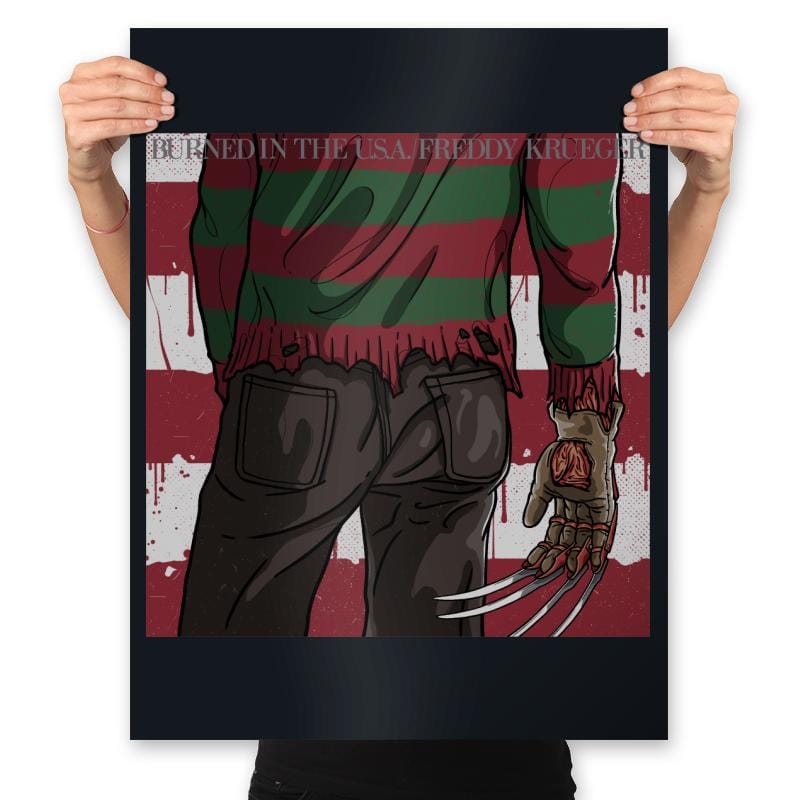 Burned - Prints Posters RIPT Apparel 18x24 / Black